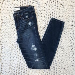 Abercrombie & Fitch Distressed Skinny Jeans
